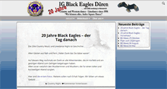 Desktop Screenshot of black-eagles.euregiocountry.net