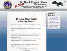 Tablet Screenshot of black-eagles.euregiocountry.net
